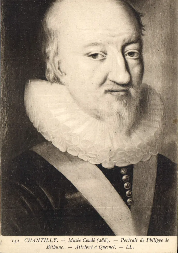Porträt von Philippe de Béthune — Musée Condé (288) — Attribuiert Quesnel — LL. — Chantilly - Vorderseite