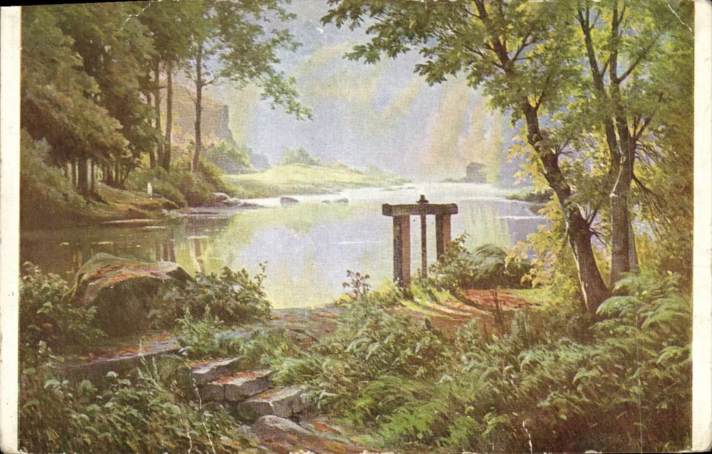Die Schleuse des Mühlen — Die Mühle — Ch. HALLÉ — Verlag: PRODUIT DE PARIS - Vorderseite