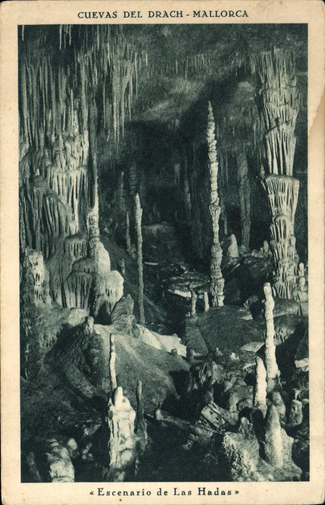 Cuevas del Drach - Maiorca — «Scenario delle Fate» - Recto