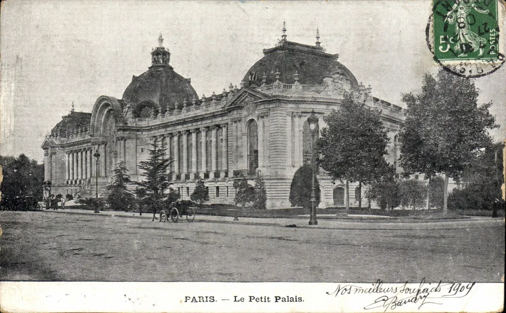 PARIS — O Pequeno Palácio — editor P. Baudry, número de série não visível - Frente