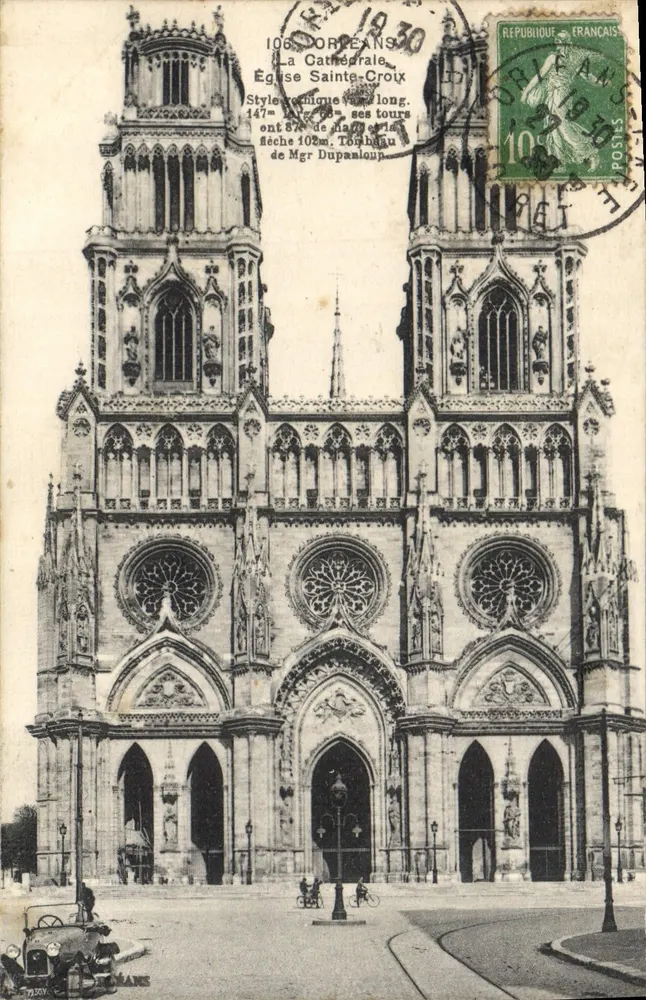 Orléans — Kathedrale Sainte-Croix — Verlag L. Lonormand - Vorderseite