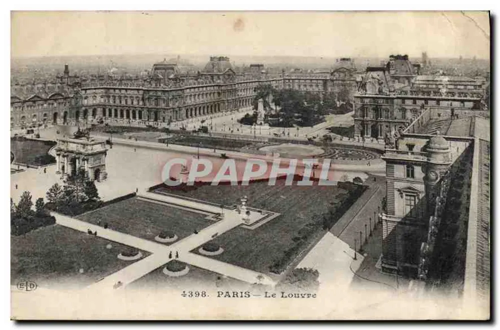 PARIS — O Louvre — Éd. E.D. n° 4398 - Frente