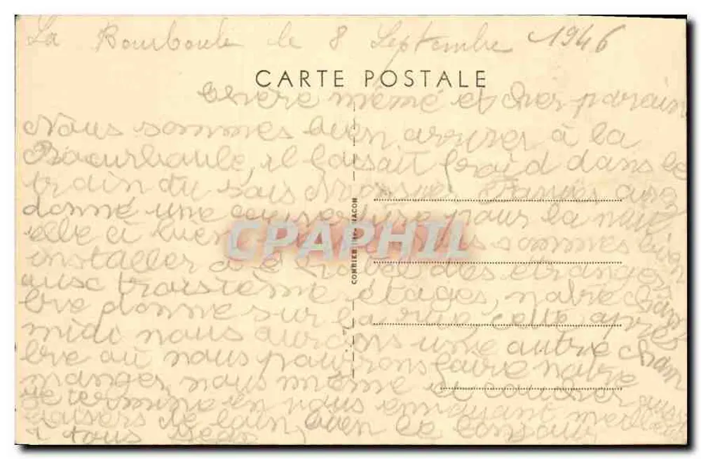 La Bourboule (P.-de-D.) — Vista Geral — Editor Pim - Verso