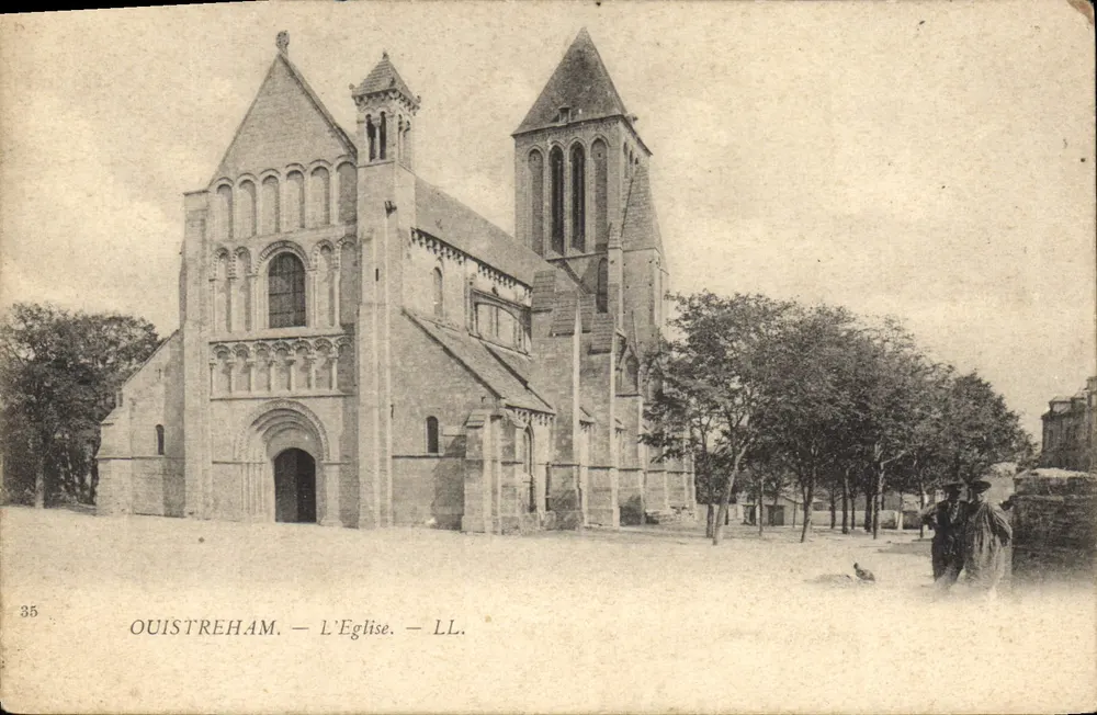 Ouistreham — A Igreja — LL. — n°35 - Frente