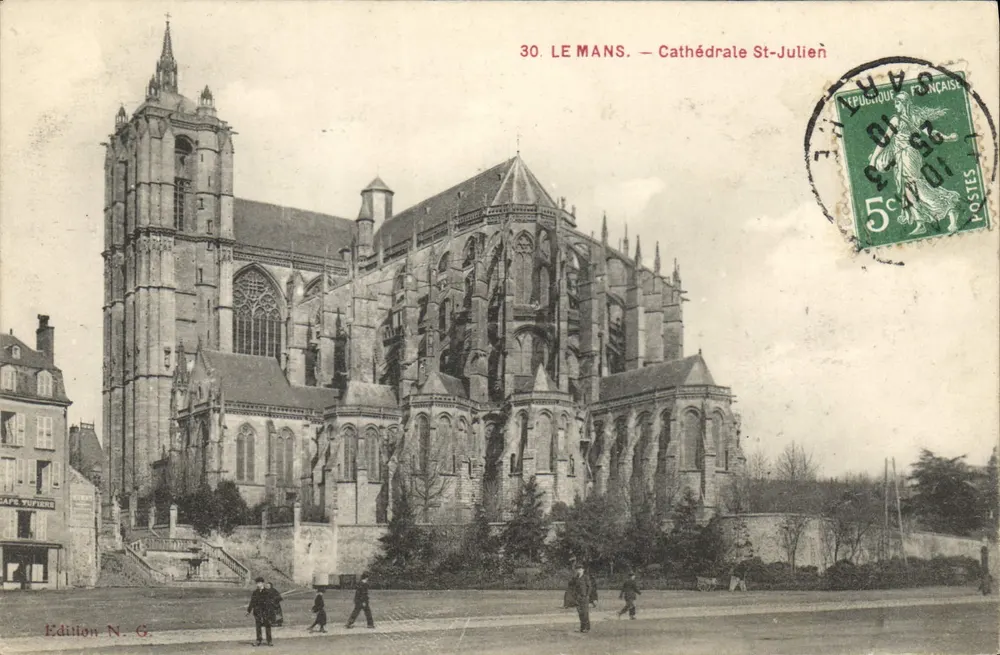 Le Mans — Catedral de São Julião — Edição N.G. - Frente