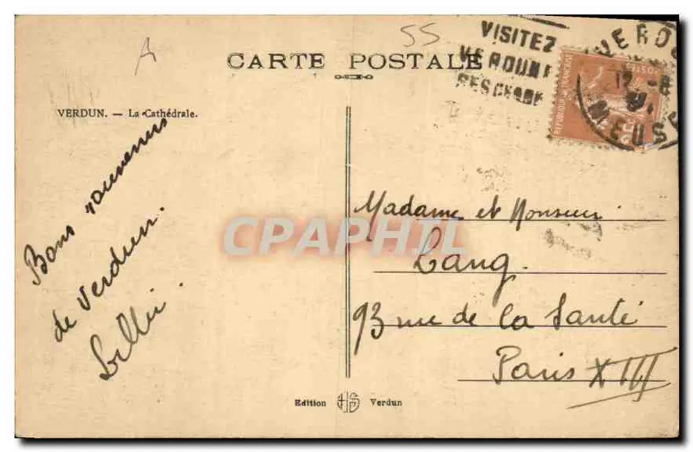 Verdun — A Catedral — Edição #15 Verdun - Verso