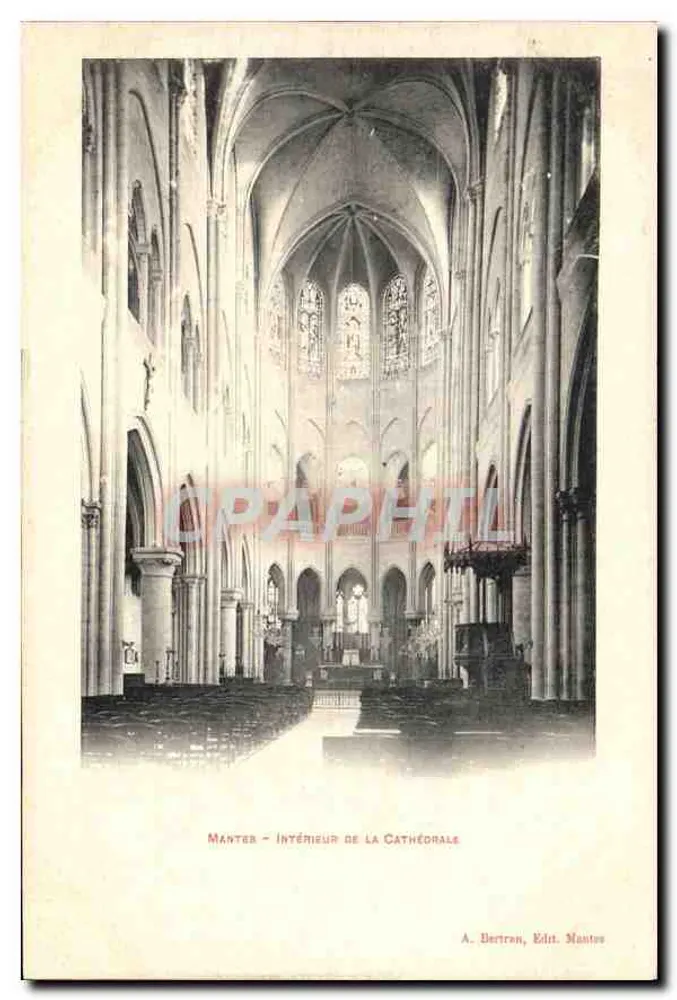 MANTER — INTERIOR DA CATEDRAL — A. Bertran, Editor, Mautes - Frente