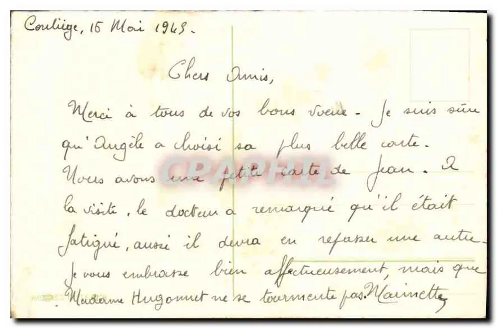 Arranjo de flores — anêmonas rosas, cornículas azuis e espigas de trigo — editor não visível - Verso