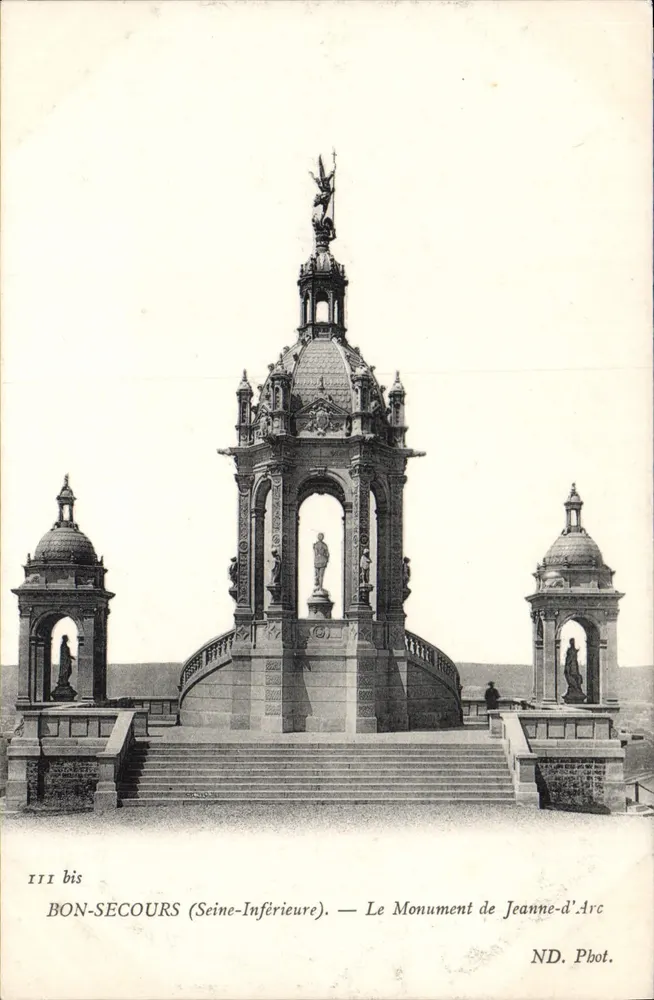 Bonsecours (Seine-Inférieure) — Das Jeanne-d'Arc-Denkmal — ND. Fotografie - Vorderseite