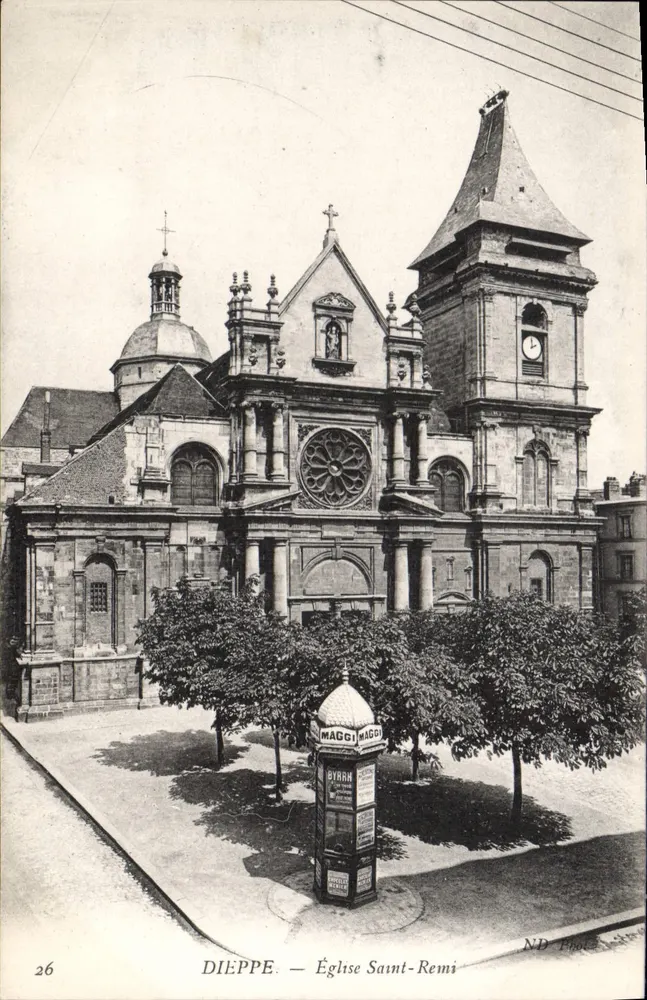 Dieppe — Igreja de São Remi — ND Photo, n°26 - Frente