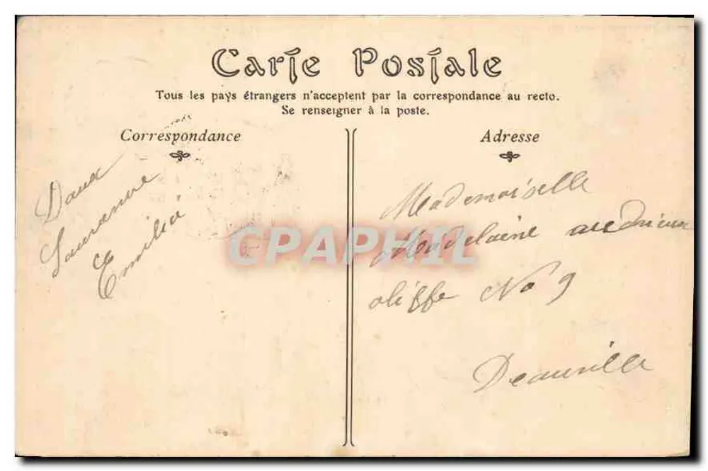 Honfleur — Côte de Grace, die Jungfrau von Val de la Reine — N.D. Phot, n°102 - Rückseite