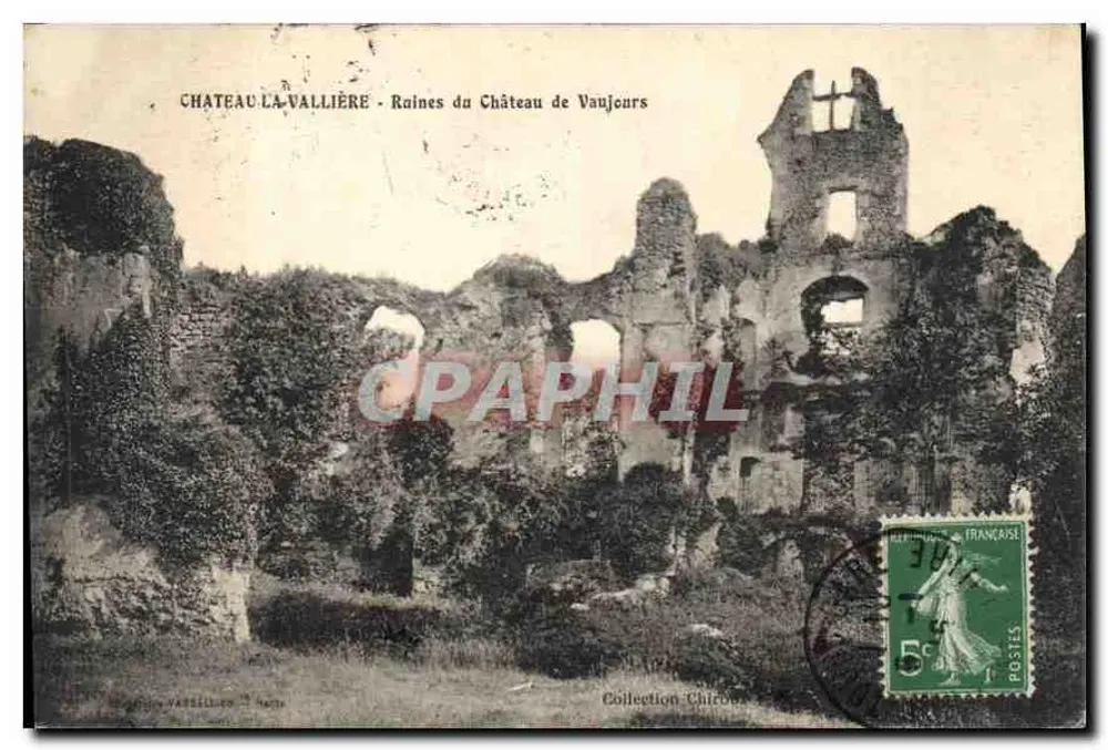 Schloss Vaujours — Ruinen des Schlosses Vaujours — Verlag Vassilier, Nr. 24 - Vorderseite