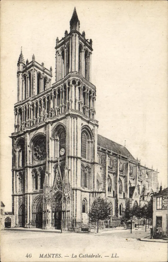 MANTES — A Catedral — LL. - Frente