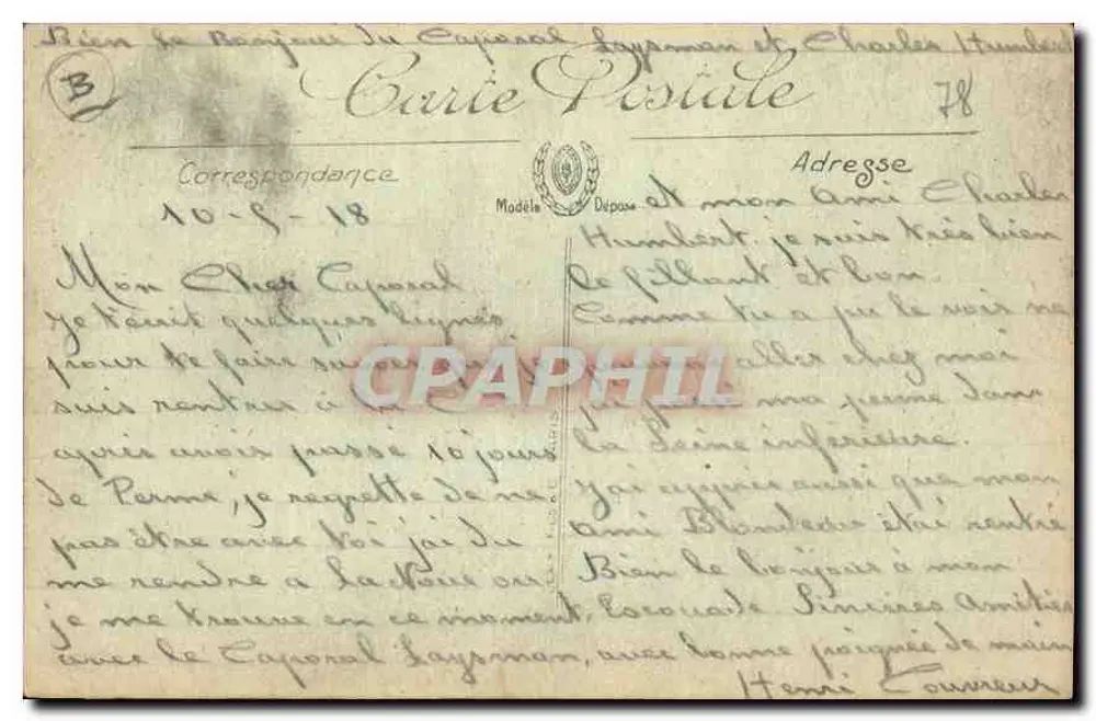 MANTES — A Catedral — LL. - Verso