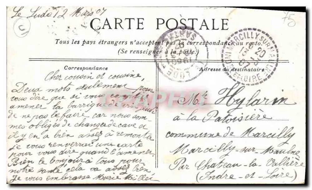 Paris — Notre-Dame — Y & C - Verso