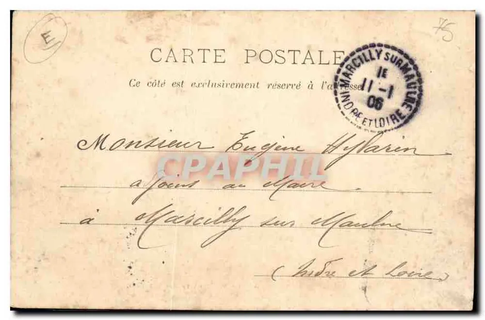 Paris - Die Tuileries - Ministerium für Finanzen — Verlag Broncy, Nr. 33 - Rückseite