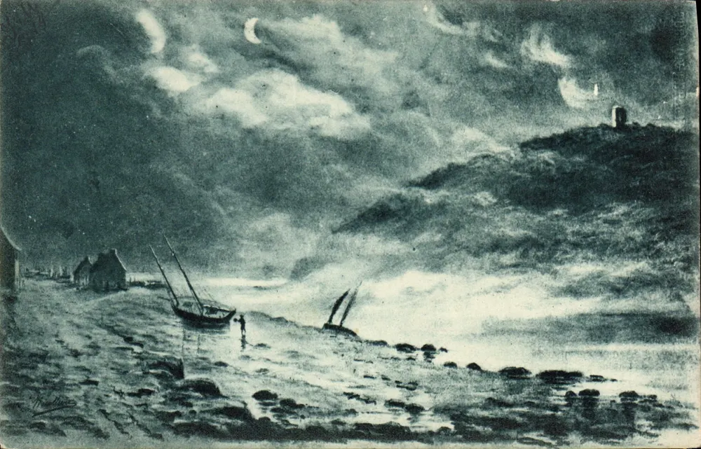 Um Claro de Lua em Legue-St-Brieuc — La Bretagne Artistique — n°121+M - Frente