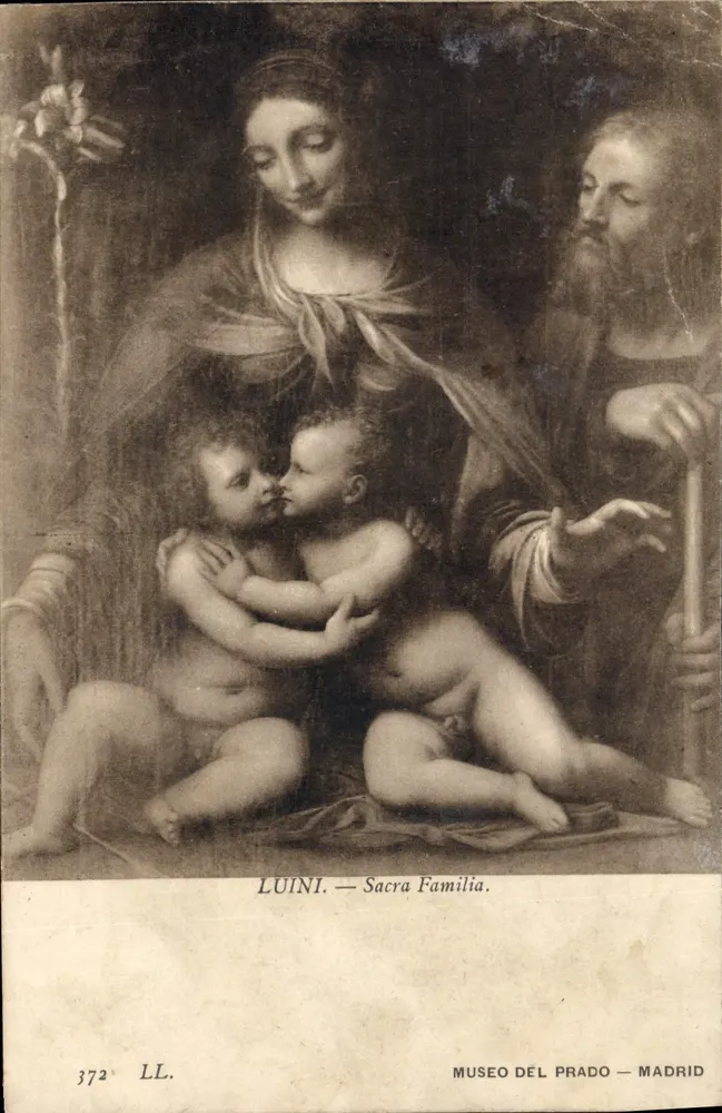 Luini — Sagrada Família — Museu do Prado, Madrid - Frente