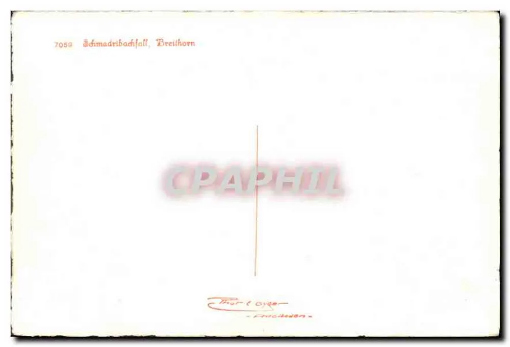 Schmadribachfall, Breithorn — vue de cascade et sommet enneigé — Thorl Oyer, Crisselden - Verso