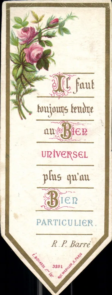 Publicidade para o Bier Universel — Editor R.P. Barré, Paris - Frente