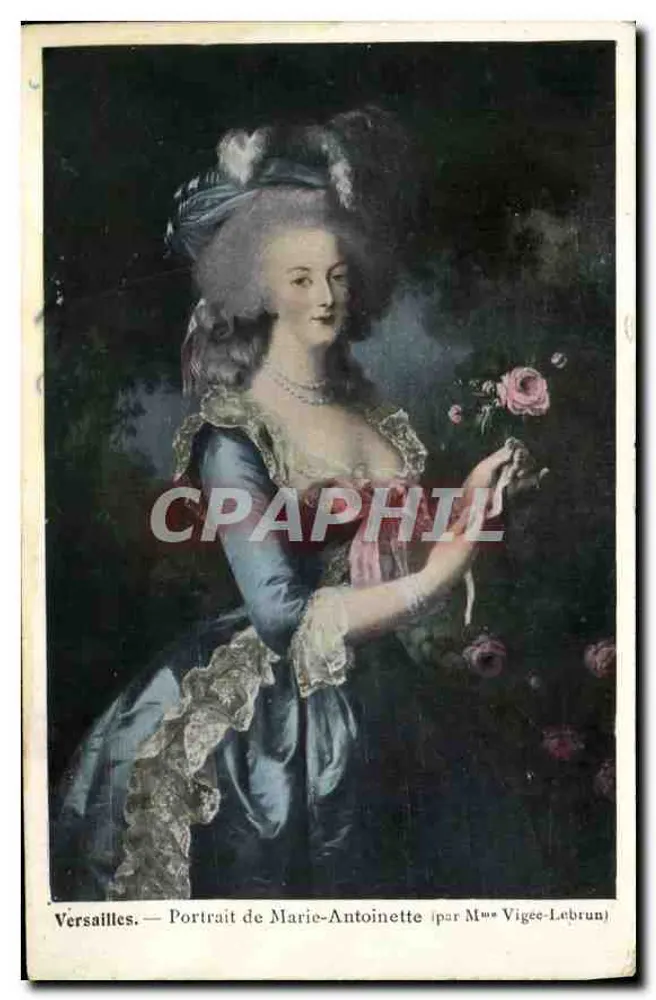 Versailles — Retrato de Marie-Antoinette (por Mme Vigée-Lebrun) - Frente