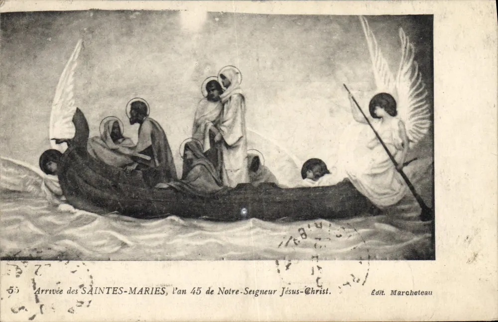 Ankunft der Heiligen Märschen, das Jahr 45 unseres Herrn Jesus Christus — Édit. Marcheteau - Vorderseite