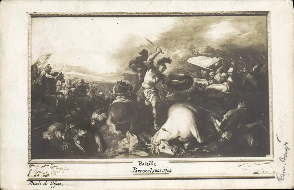 Batalha — Parrocel, 1646-1704 — Museu de Dijon - Frente