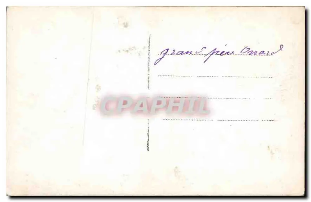 Crianças com buquê e peixe decorado — Feliz Abril — ASM 218 - Verso