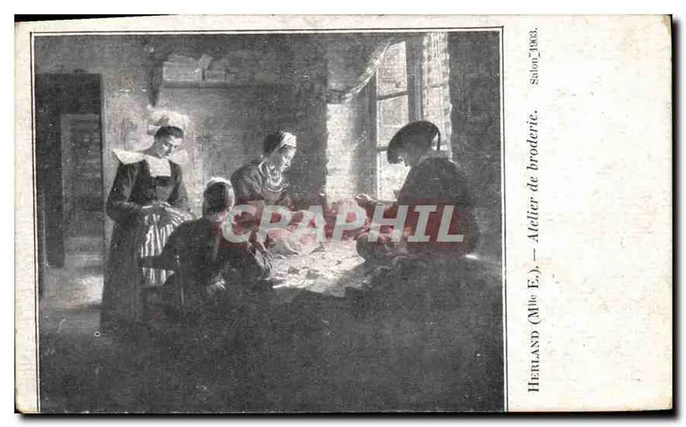 Stickerei-Atelier — Herland (Fräulein E.) — Salon 1903 - Vorderseite