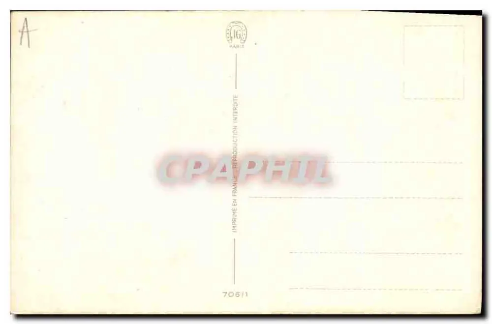 Frau in gelbem und violettem Kleid — bunte Rosen — CPHIL 70611 - Rückseite