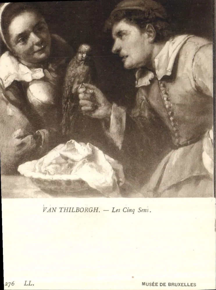 Van Thilborgh — Os Cinco Sentidos — Museu de Bruxelas - Frente
