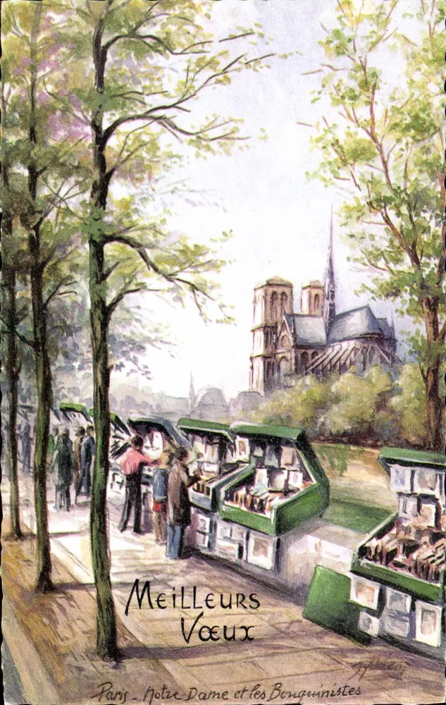 Paris - Notre-Dame e os Bouquinistas — Jyldrien - Frente