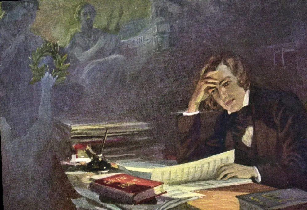 Robert Schumann — Die Liebe des Dichters — L. BALZSTRIENI, Nr. 2244 - Vorderseite