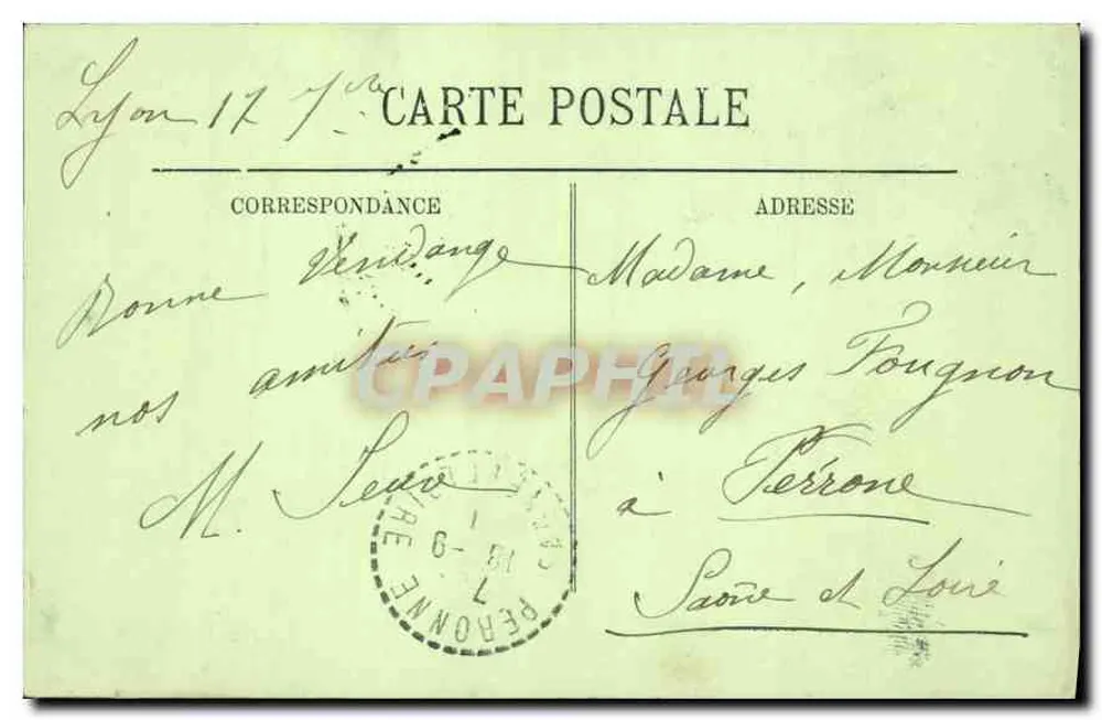 LYON — Im Park — Der Schwanenwinkel — LL. — Nr. 166 - Rückseite