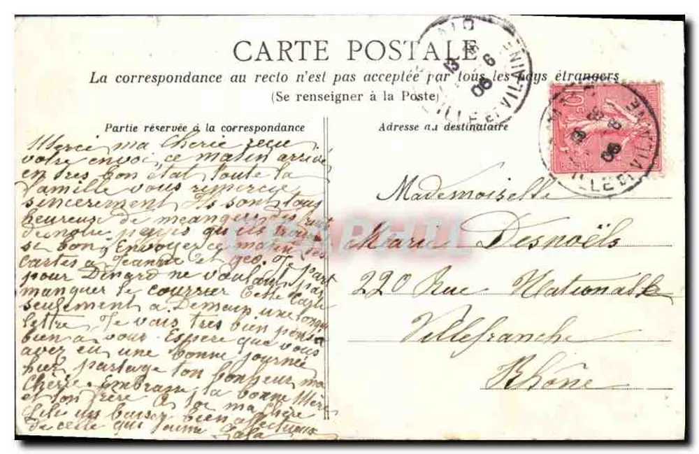Saint-Malo - Der Môle an einem stürmischen Tag — Côte d'Émeraude, Serie 55, Verlag ILM - Rückseite