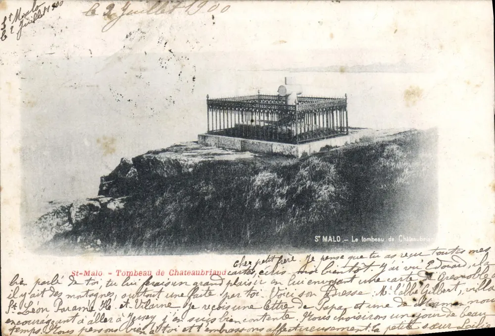 St-Malo — Graf van Chateaubriand — onbekende uitgever, serie-nummer niet zichtbaar - Voorkant