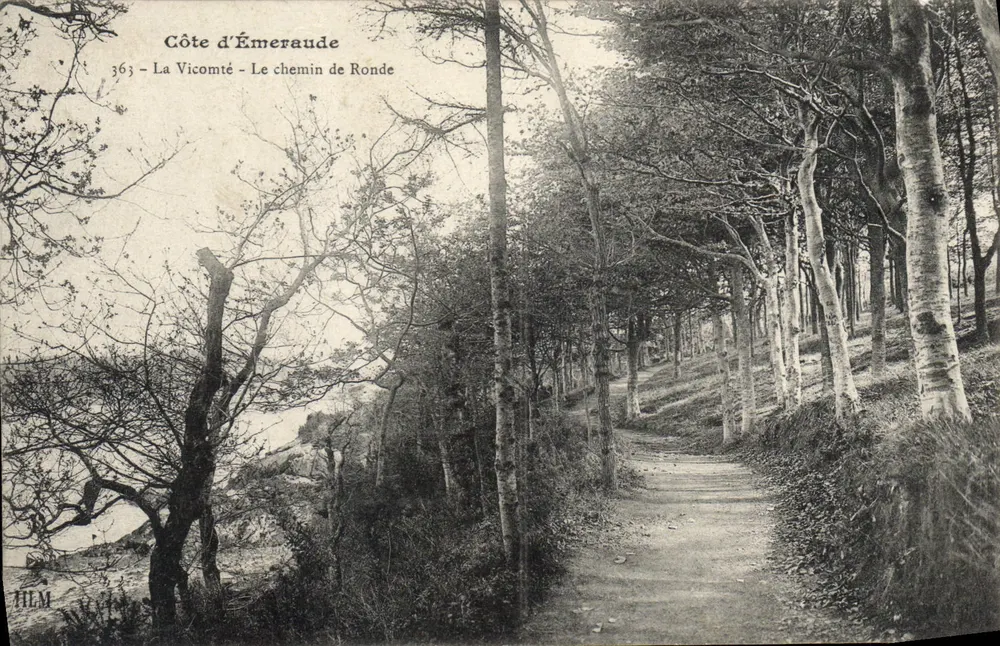 Küste von Émeraude — La Vicomté — Der Rundweg — Verlag FIEM, Nr. 363 - Vorderseite