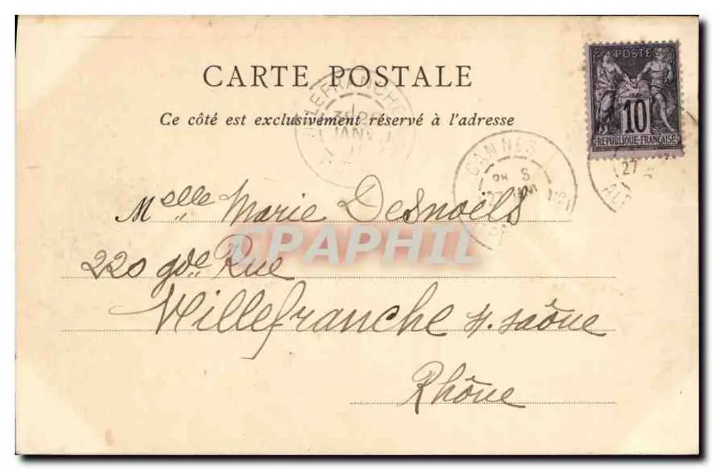 Insel Sainte-Marguerite — Das Gefängnis des Eisenmasken — Verlag: Éditions de la Poste - Rückseite
