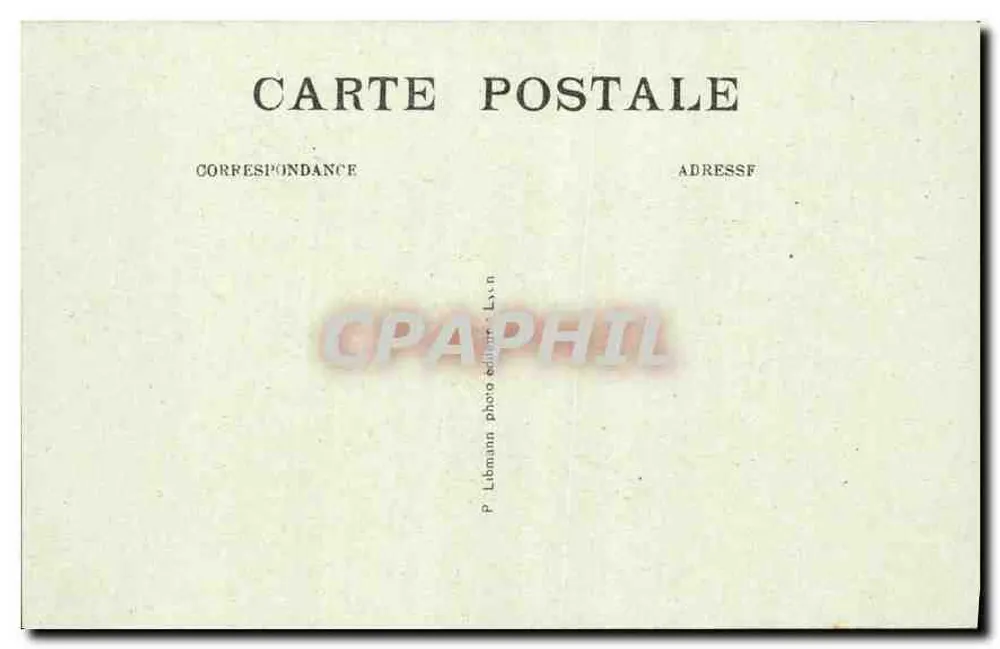 Pittoreske Ardèche — Route de Vallon zum Pont d'Arc — P. Libmann, Lyon - Rückseite