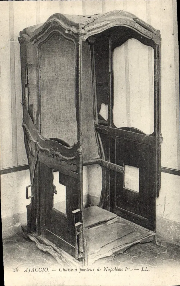 Ajaccio — Tragestuhl von Napoléon Ier — LL. n°39 - Vorderseite