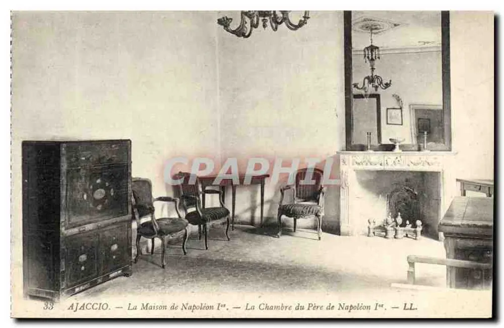 Ajaccio — Das Haus Napoleons I. — Das Zimmer des Vaters Napoleons I. — LL - Vorderseite