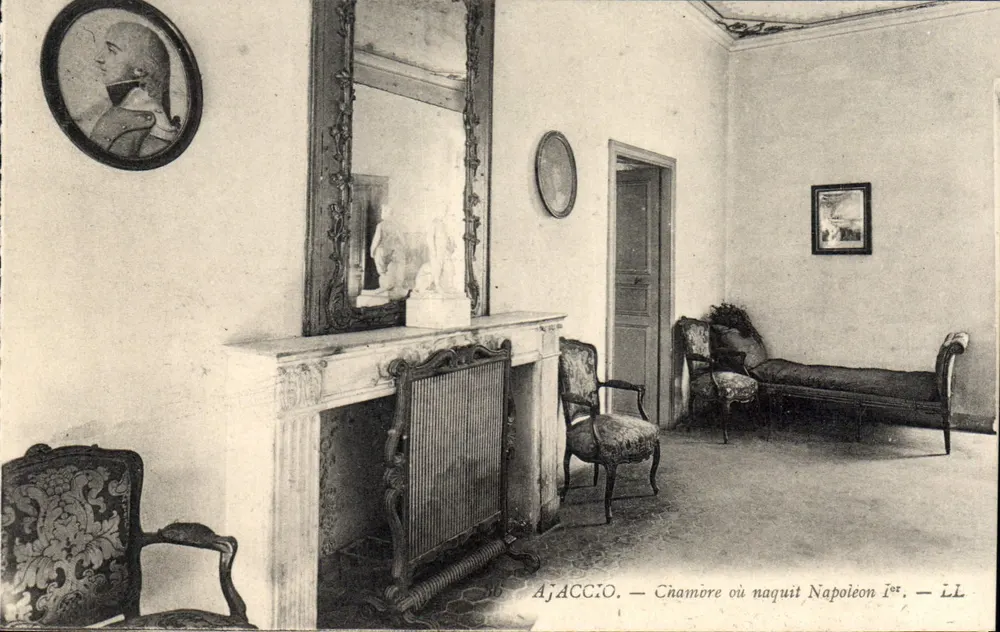 Ajaccio — Quarto onde nasceu Napoleão I — LL - Frente