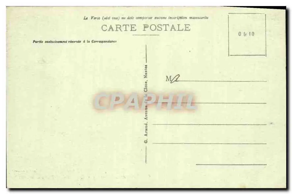 Les Salettes — Umgebung von Hyères — CARQUEIRANNE — Nr. 18 - Rückseite