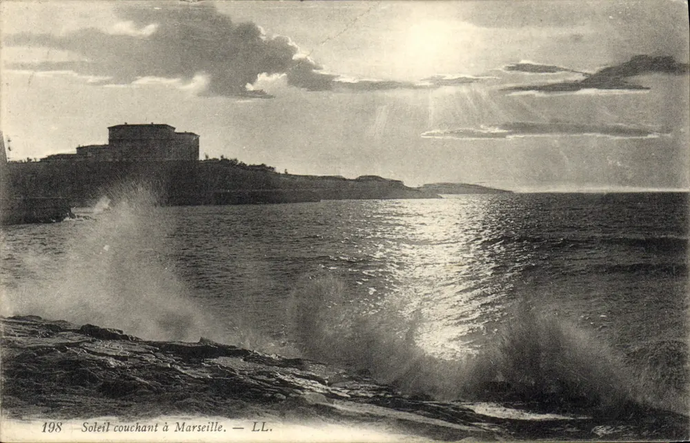 Pôr do sol em Marselha — LL. — N° 198 - Frente