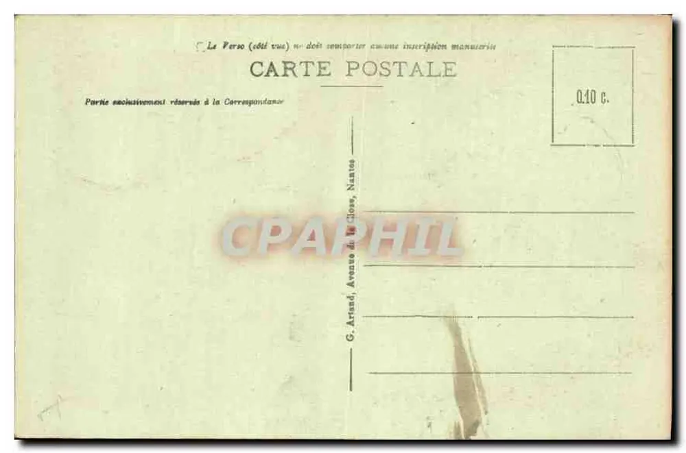 Toulon - Der Port-oubri von St-Louis am Mourillon — Graphphil, n°136 - Rückseite