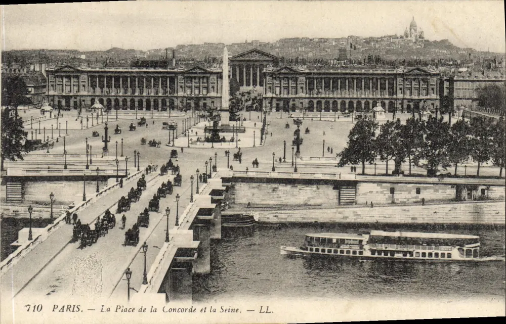 Paris — Place de la Concorde und die Seine — LL. — Nr. 710 - Vorderseite