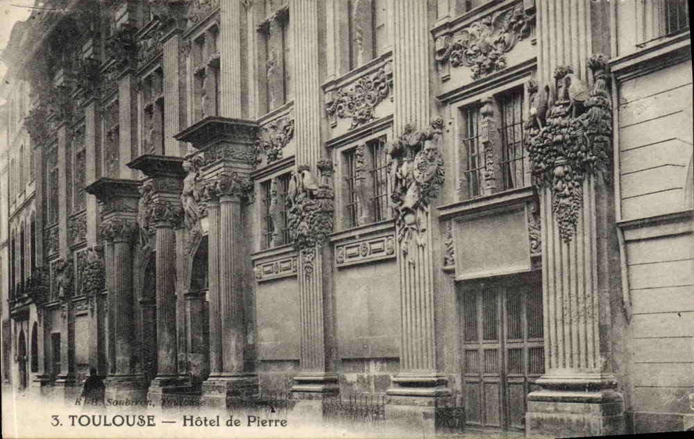 Toulouse — Hotel de Pierre — Uitgever E.-B. Soubiron, n°3 - Voorkant