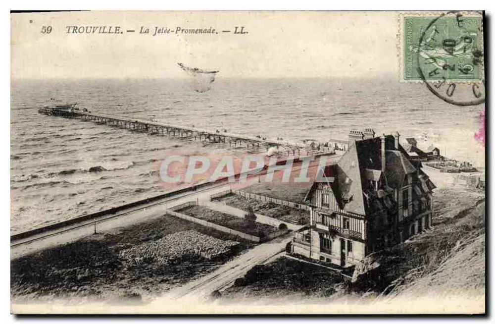 Trouville — La Jetée-Promenade — LL. — n°50 - Voorkant