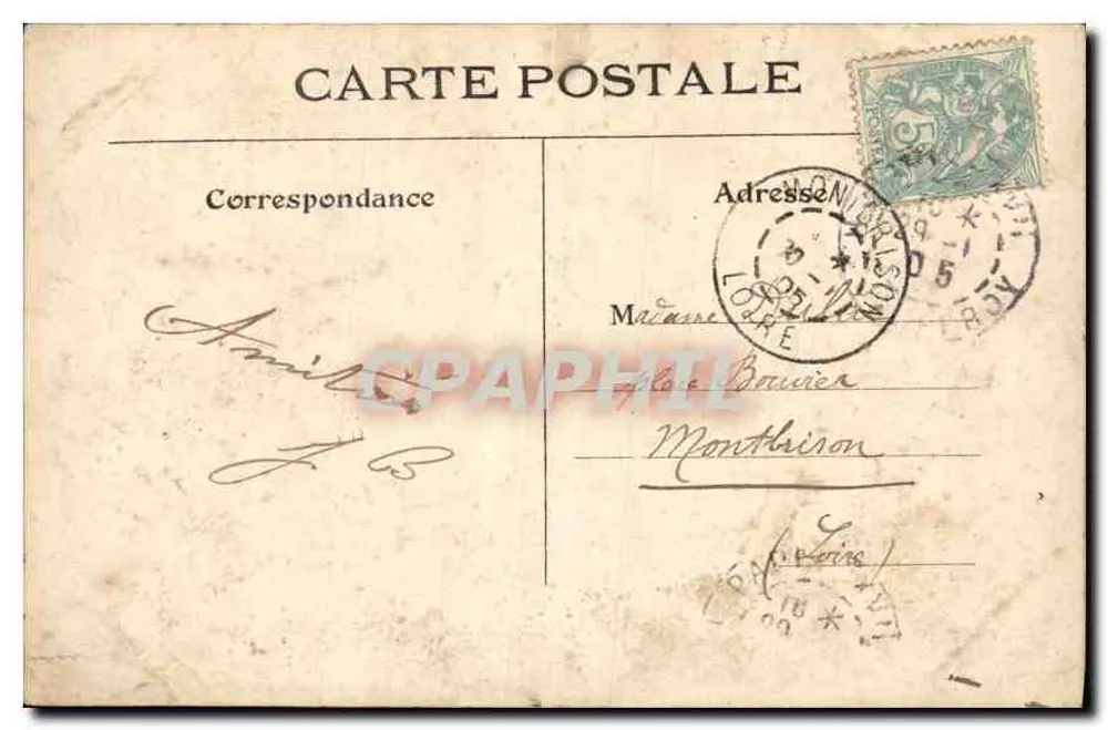 Paris — Le Théâtre du Châtelet — éditeur L. J. & Cie, Angoulême-Paris - Verso