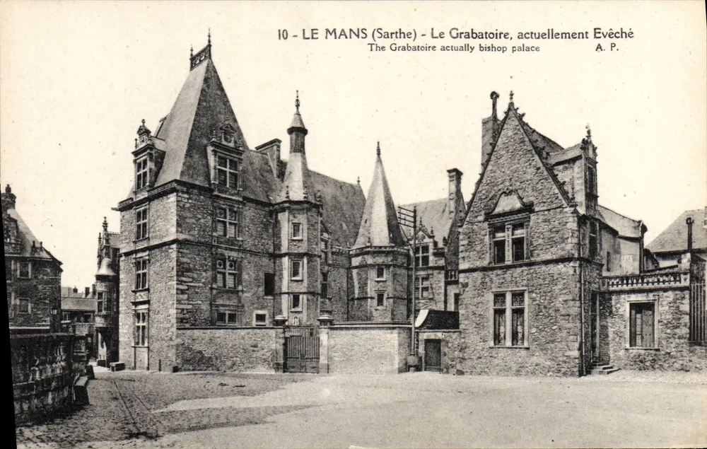 Le Mans (Sarthe) - Le Grabatoire, heute Bischofssitz — A. P. - Vorderseite
